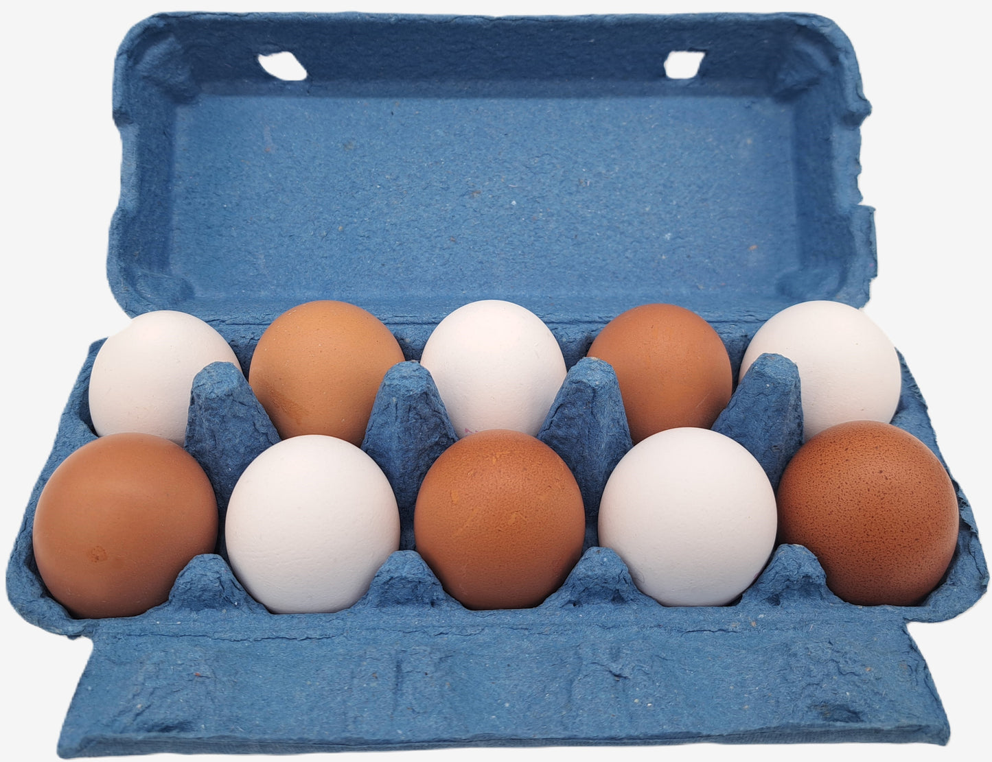 308 Stück × 10er TOP10 Eierschachteln farbig - Blau