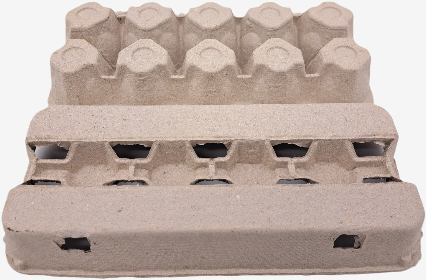 3800 Stück (Palette) × 10er VISI10 Eierschachteln -Neutral ohne Aufdruck