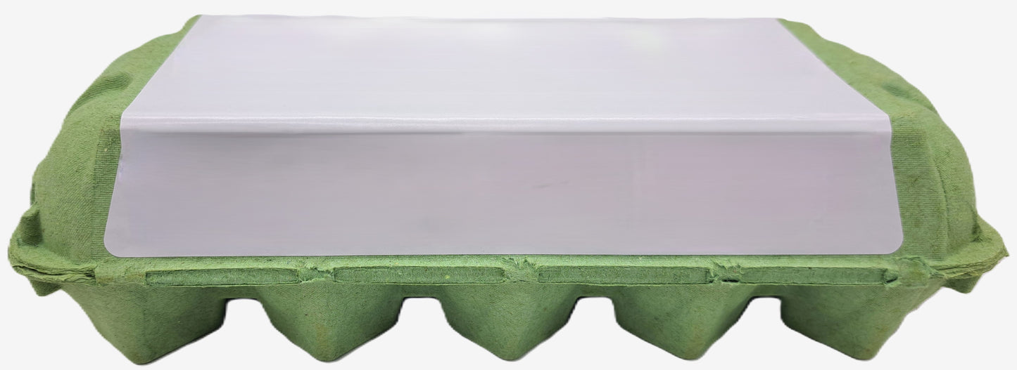 10er VLT10 individuelle Eierschachteln -mit eigenem Etikett (optionale Farbe: Grün)