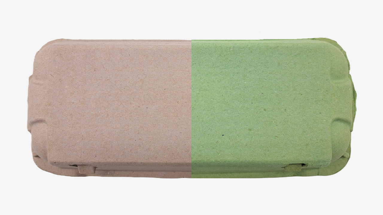 3080 Stück (Palette) × 10er VLT10 Eierschachteln farbig - zur Auswahl: Grün