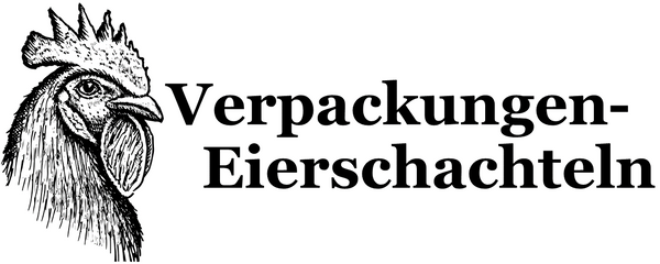 Schmales Logo mit einem Hahn und Schrift