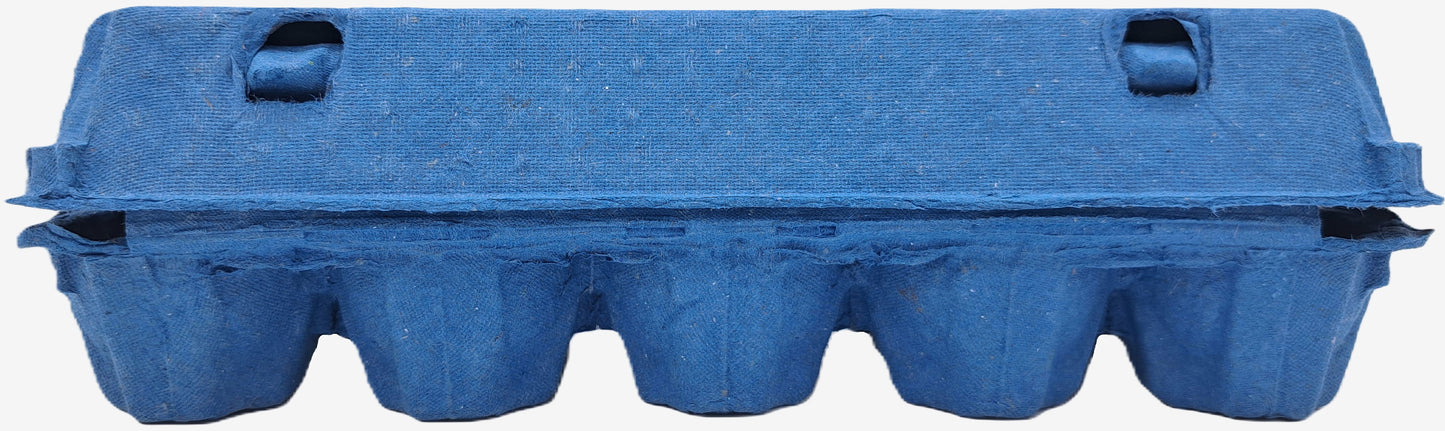 308 Stück × 10er TOP10 Eierschachteln farbig - Blau