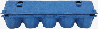 308 Stück × 10er TOP10 Eierschachteln farbig - Blau