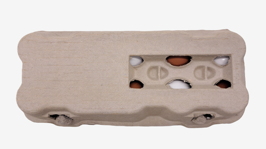 510 Stück × 10er TopView Eierschachteln -Neutral mit Sichtfenster im Paketdeal