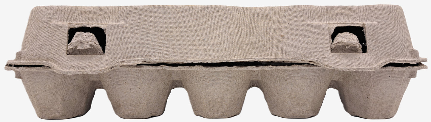 510 Stück × 10er TopView Eierschachteln -Neutral mit Sichtfenster im Paketdeal