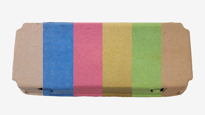 3080 Stück (Palette) × 10er TOP10 Eierschachteln farbig - zur Auswahl: Grün, Gelb, Hellbraun, Pink, Blau